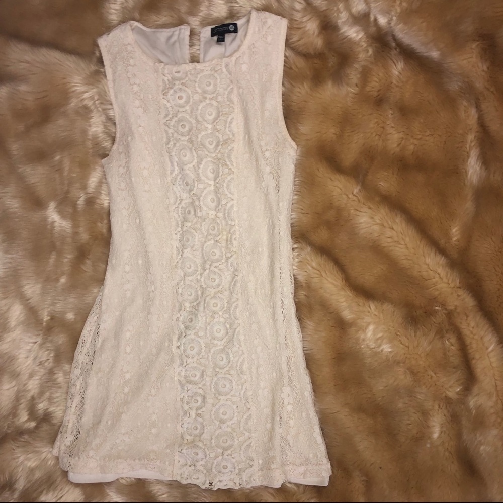 Lace Cotton On shift dress